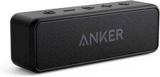 Soundcore 2 Portable Bluetooth Speaker with IPX7 Waterproof, 24-Hour Playtime, Wireless Stereo Pairing, 12W Stereo Sound, Bluetooth 5, Bassup, Electronics for Home, Shower, Outdoors, Travel - WORLD TIME VISITS