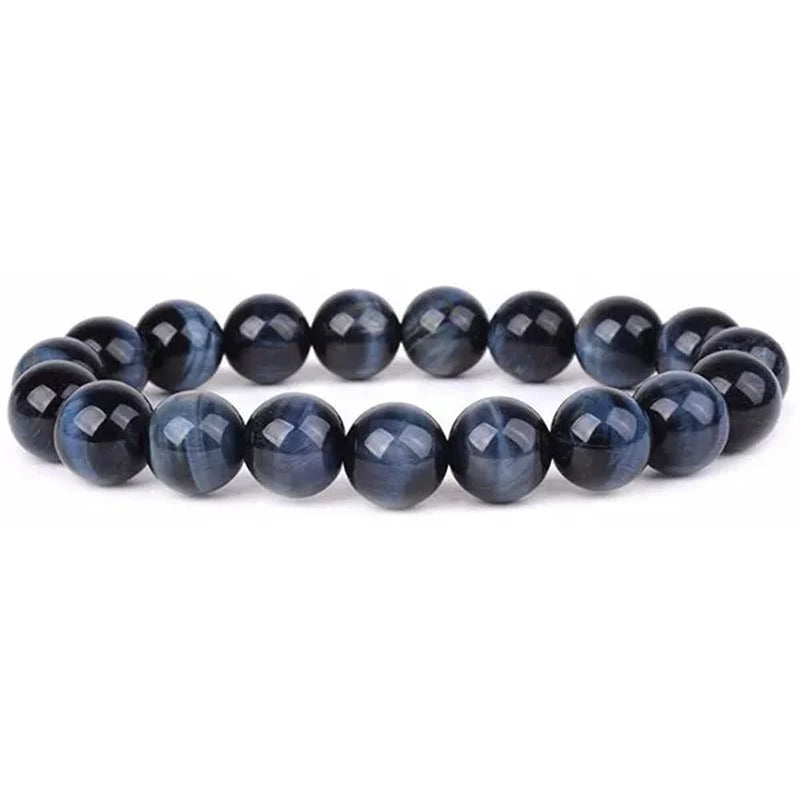 6mm 8mm Natural Stone Chakra Beaded Charm Bracelets Tiger Eye Amethyst Lapis Lazuli Healing Beads Bracelet Women Yoga Jewelry