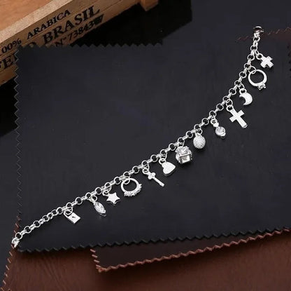 Fashion Jewelry 925 Silver Chain Bracelets for Men or Women