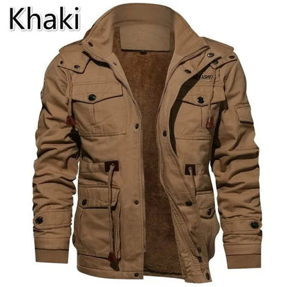 3 Colors Outdoor Cashmere Cotton Clothes for Men in Europe and America
