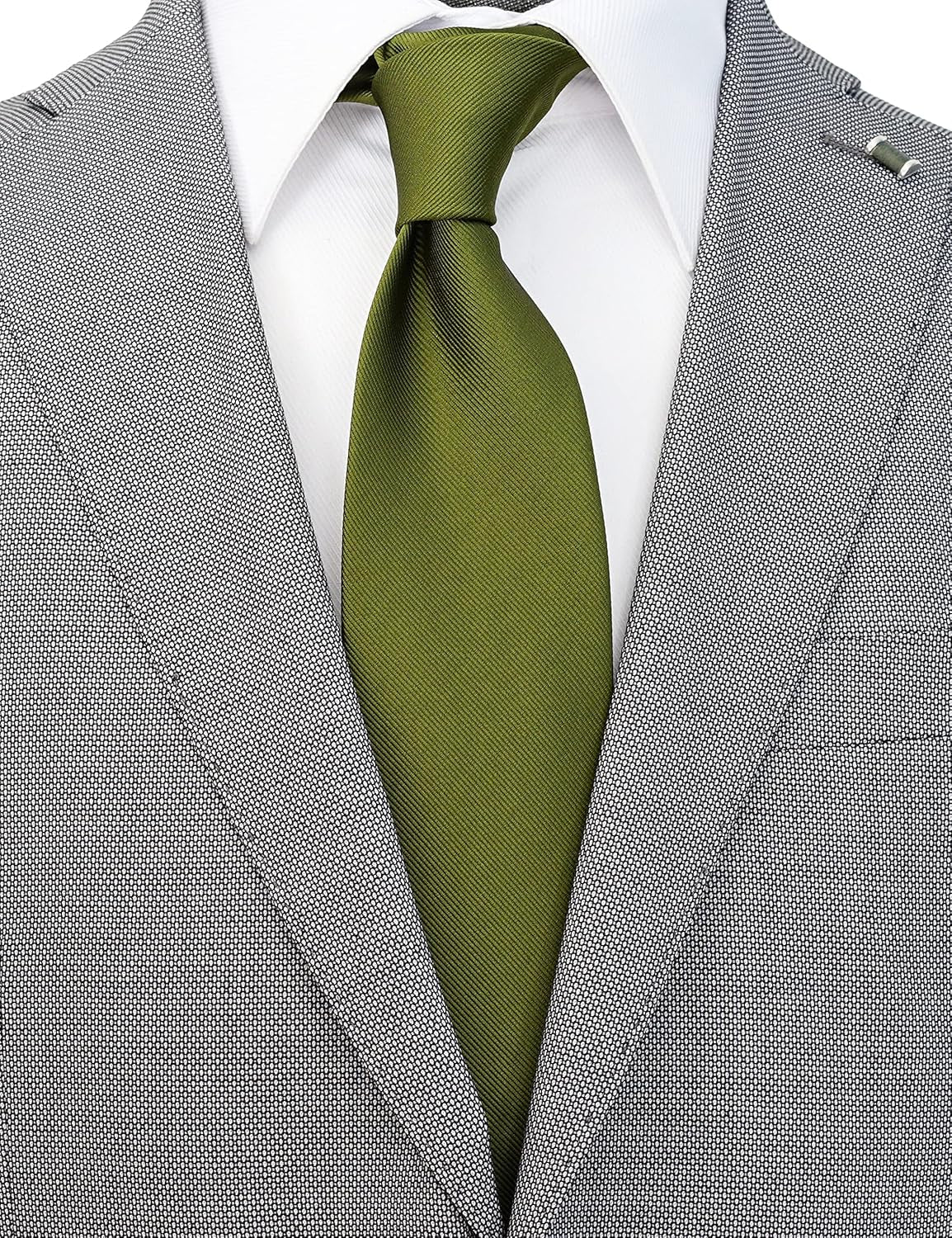 Extra Long Solid Tie for Men Big and Tall, 63 or 70 Inch XL Plain Ties - WORLD TIME VISITS