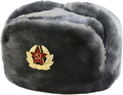 Hat Russian Soviet Army Air Force Fur Military Ushanka GR Size XXXL