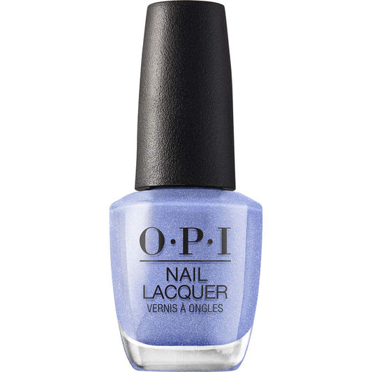 OPI Nail Lacquer Nail Polish | Opaque Light Blue Purple Shimmer Chip Resistant Nail Polish | Vegan, Fast Drying, Streak Free