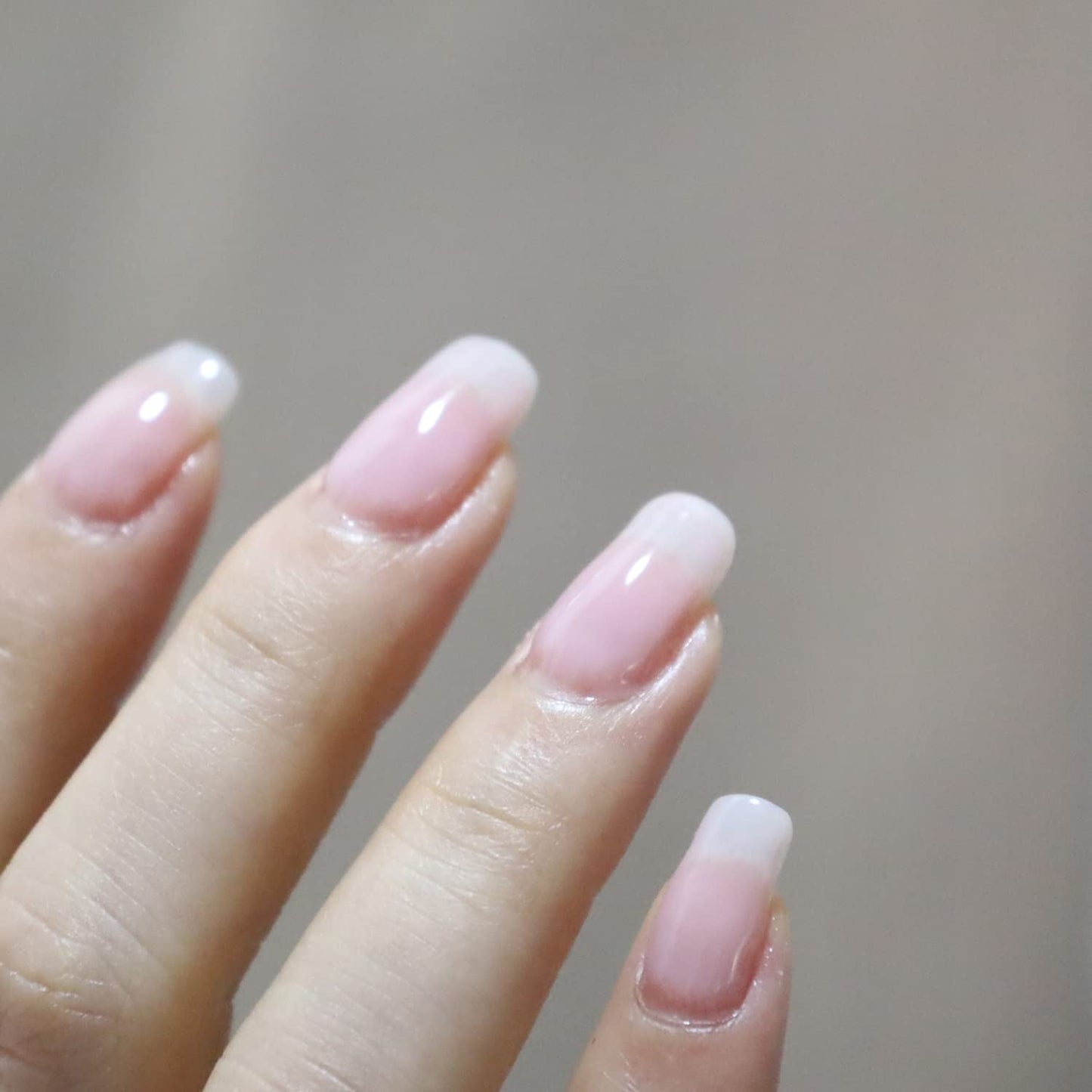 Gel Nail Polish 15Ml,Jelly Sheer Clear Natural Nude Pink Gel Polish Varnish Nail Art Manicure Soak off LED Uv(Milky Nude) #330