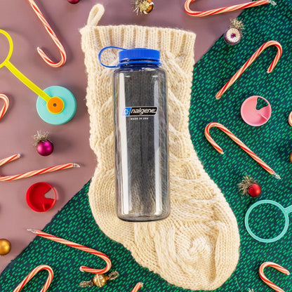 Sustain Tritan Bpa-Free Water Bottle Made with Material Derived from 50% Plastic Waste (Using ISCC Certified Mass Balance), 48 OZ, Wide Mouth, Grey