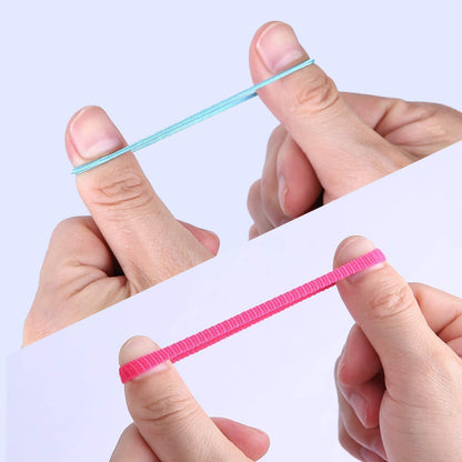 300 Pack Hair Ties  Baby Toddlers Girls Elastics Hair Bands Black Colorful Small Rubber Bands Ponytail Pigtails Holders Not Harm to Hair (Color A)