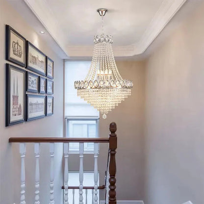 French Empire Crystal Chandelier LED Ceiling Lamp Ceiling Lighting Lamp Palace Villa