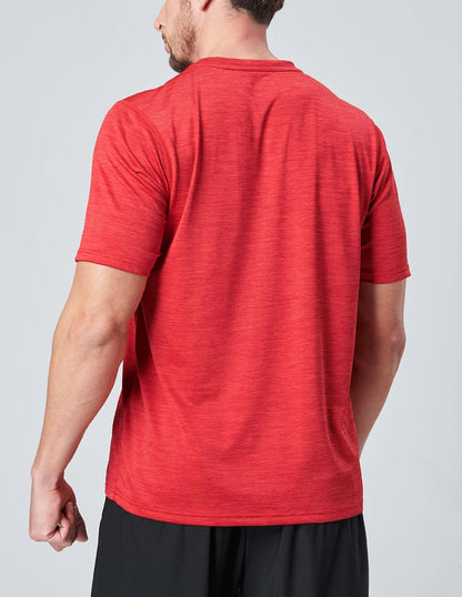 5 Pack Men’S Active Quick Dry Crew Neck T Shirts | Athletic Running Gym Workout Short Sleeve Tee Tops Bulk