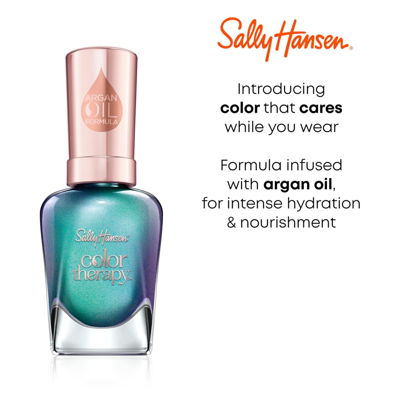 Color Therapy Nail Polish, Raisin the Bar, Argan Oil Formula, .5 Oz, Nail Polish, Color Nail Polish, Nail Strengthener, Strong Nails, Nail Treatment, Growth Treatment