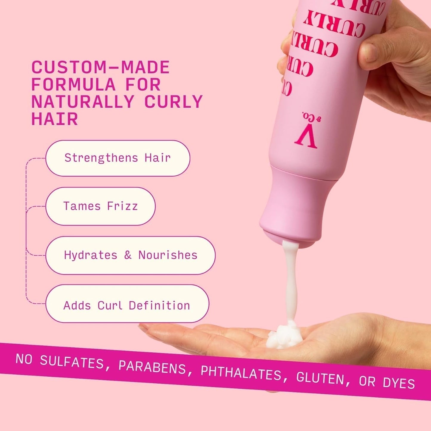. Beauty Curly Hair Conditioner with Peptide Technology, 12 Oz, Sulfate Free Conditioner for Naturally Curly Hair, Gentle, Color Safe Conditioner - WORLD TIME VISITS