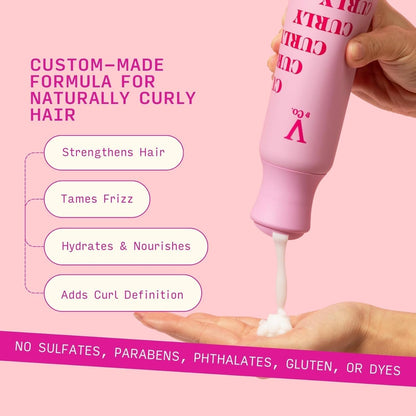 . Beauty Curly Hair Conditioner with Peptide Technology, 12 Oz, Sulfate Free Conditioner for Naturally Curly Hair, Gentle, Color Safe Conditioner - WORLD TIME VISITS