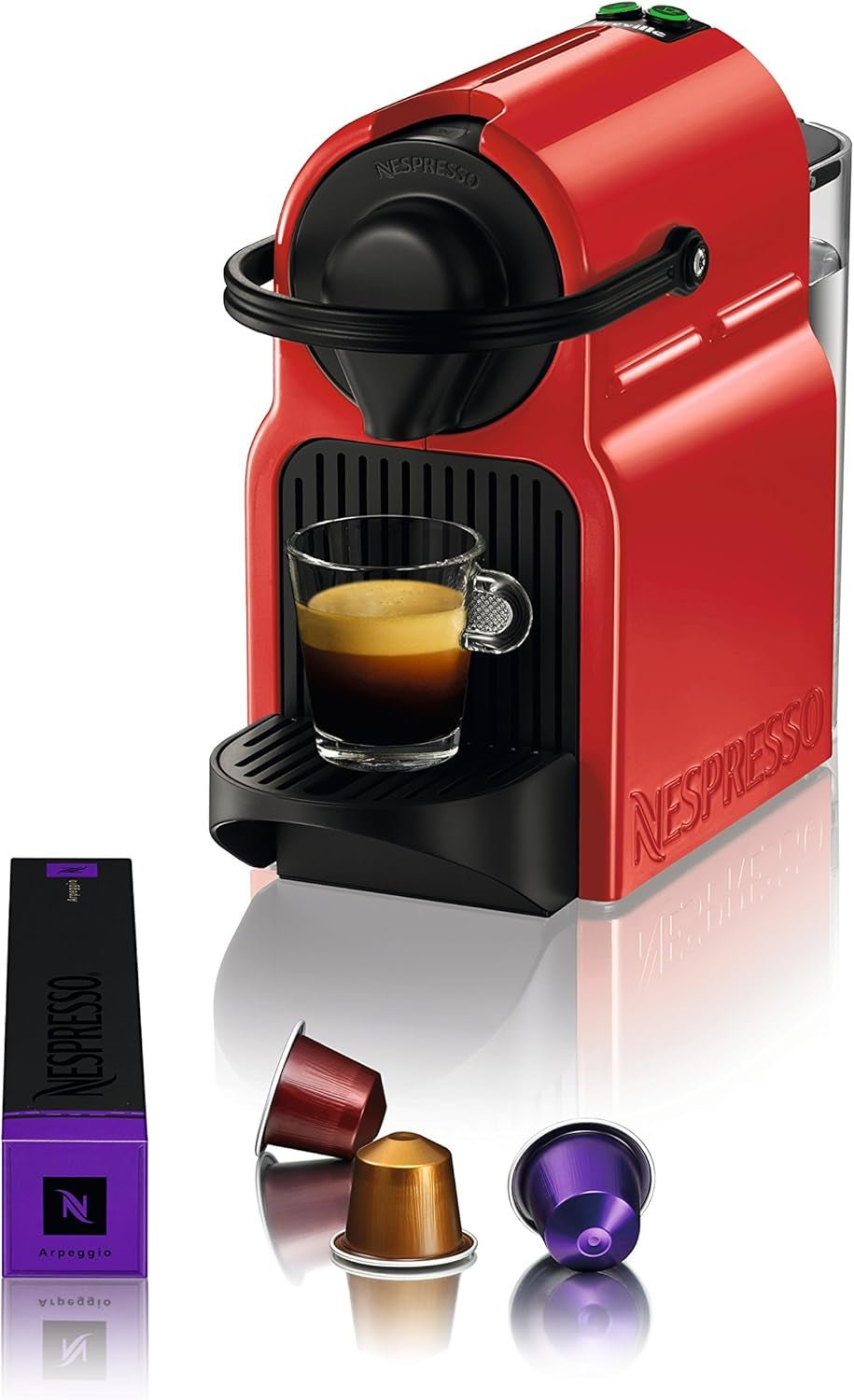 BEC120RED Inissia Espresso Machine by , 24 Ounces, Red - WORLD TIME VISITS