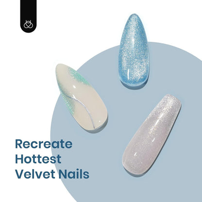 Beetles 6 Colors Holographic Glitter Cat Eye Gel Nail Polish Kit with Magnet Romantic Galaxy Series Soak off Uv Led Gel Nail Polish Set Home Diy Manicure Nail Salon Varnish Nail Art