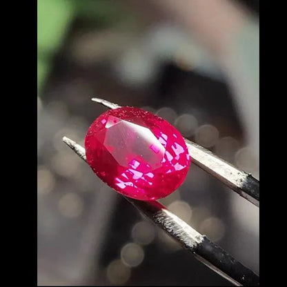 Large Ruby AAAA+ Unheated 20.50 Cts Natural Mined 13×18Mm Sri-Lanka Garnet Ruby Pigeon Red Oval Cut VVS Loose Gem