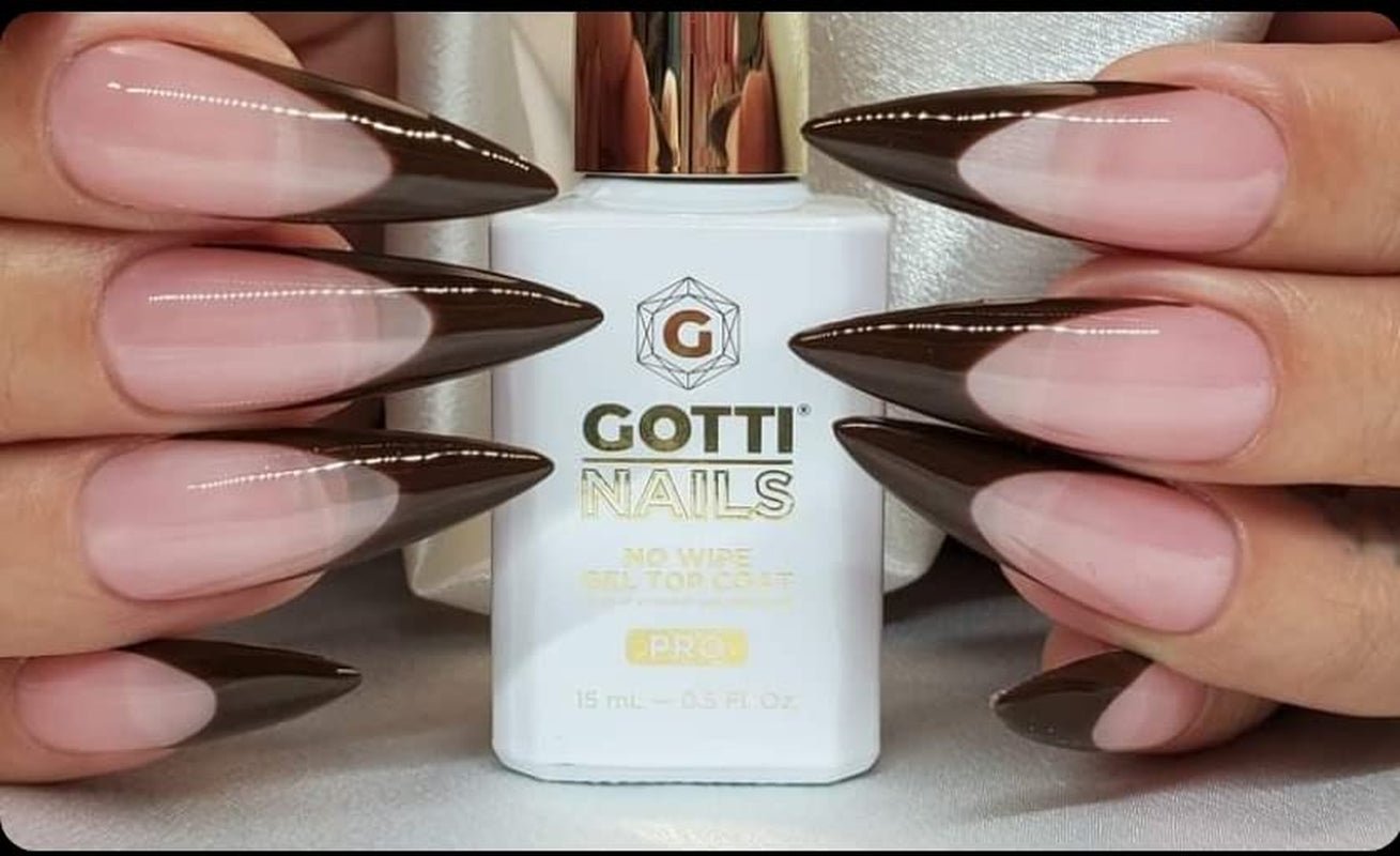 BEST No Wipe Gel Top Coat .5Oz 15Ml. Super Shiny High Gloss Polish LED UV Soak Off - WORLD TIME VISITS