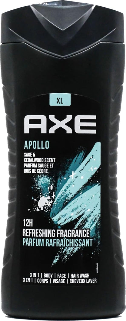 Body Wash 12H Refreshing Fragrance 3-IN-1 Body, Face, Hair Wash, Variety of 6 Scents - 13.5 Fl Ounce (400 Ml)