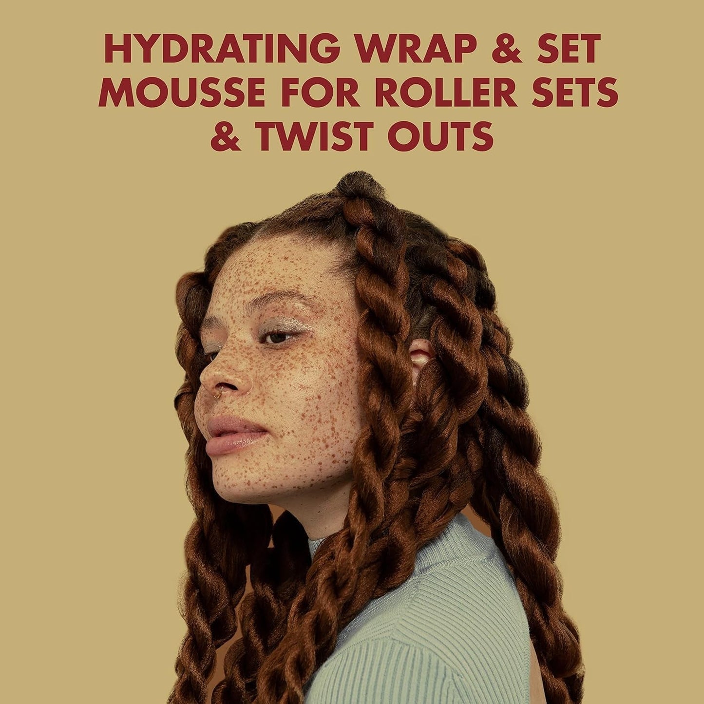 Manuka Honey & Mafura Oil Wrap & Set Mousse Hydrating Made for Hold, Body, & Shine 7.5Oz