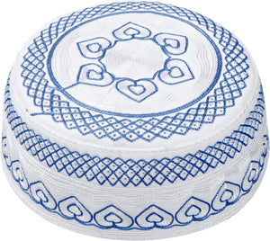 Men Muslim Prayer Kufi Hat Prayer Headwear Cap Islamic Beanie Skull Cap Embroidery Kofia Topi Sun Hat