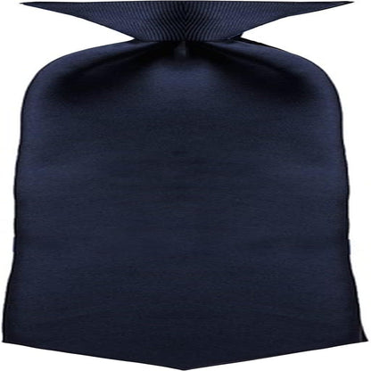 Clip on Ties for Men - Premium Black Solid Color Clip on Tie - WORLD TIME VISITS