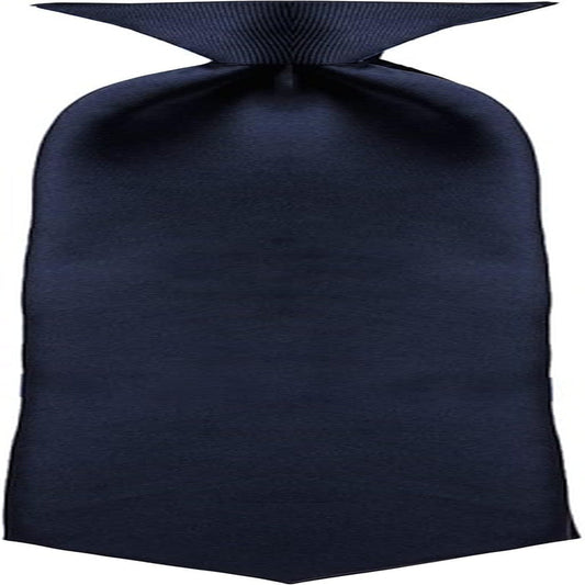 Clip on Ties for Men - Premium Black Solid Color Clip on Tie - WORLD TIME VISITS