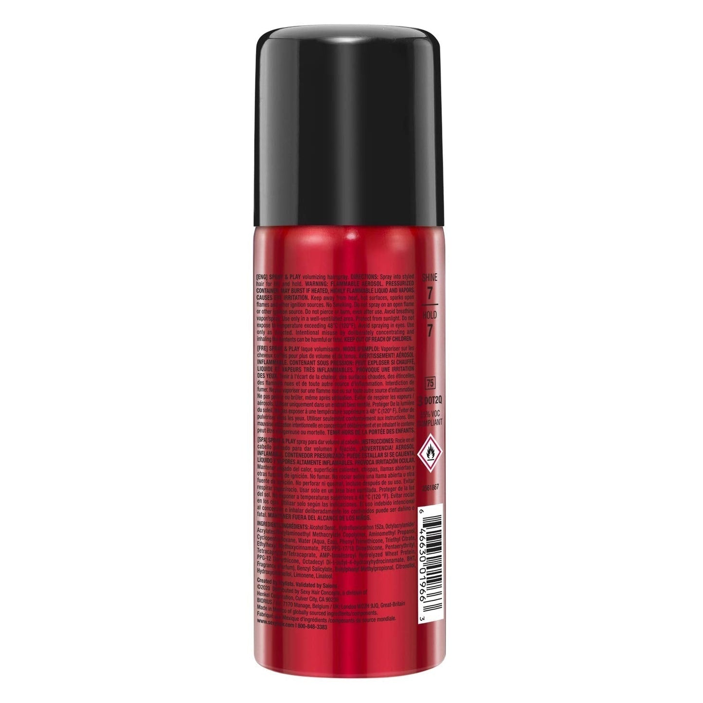 Big Spray & Play Volumizing Hairspray | Hold and Shine | up to 72 Hour Humidity Resistance | All Hair Types - WORLD TIME VISITS