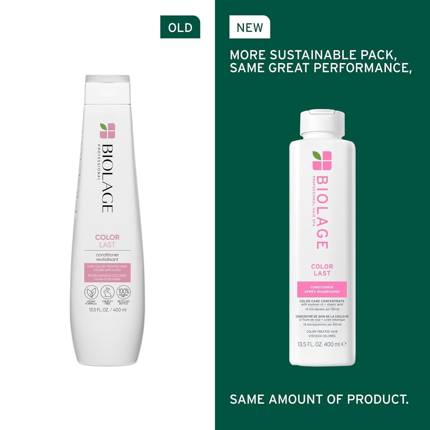 Biolage Color Last Conditioner - Protects & Preserves Color Treated Hair, Nourishes & Repairs, Vegan, Paraben - Free, Packaging May Vary - WORLD TIME VISITS