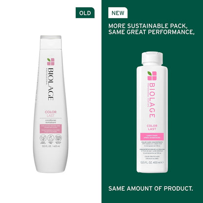 Biolage Color Last Conditioner - Protects & Preserves Color Treated Hair, Nourishes & Repairs, Vegan, Paraben - Free, Packaging May Vary - WORLD TIME VISITS