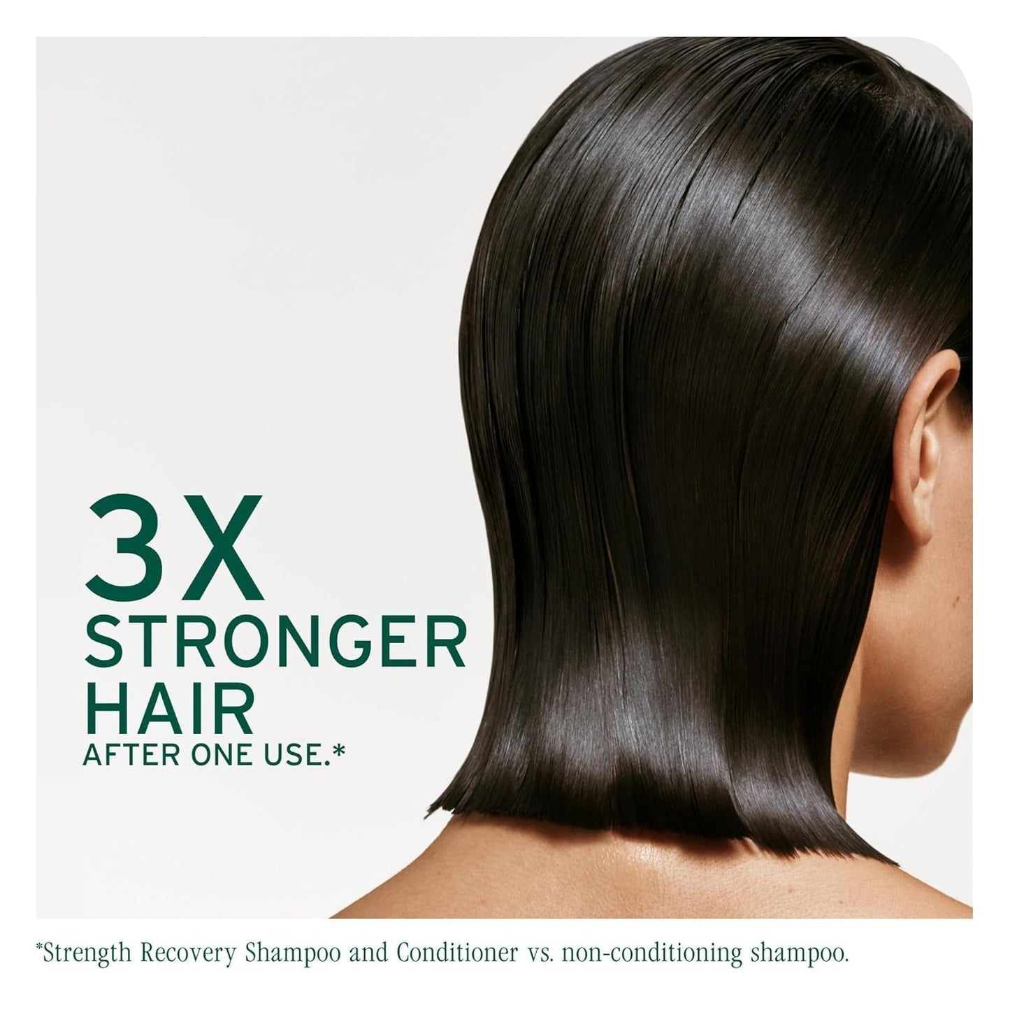 Biolage Strength Recovery Shampoo - Reduces Breakage & Detangles, for Damaged Hair, with Olive Squalane & Vegan Proteins, Paraben & Mineral Oil-Free, Packaging May Vary