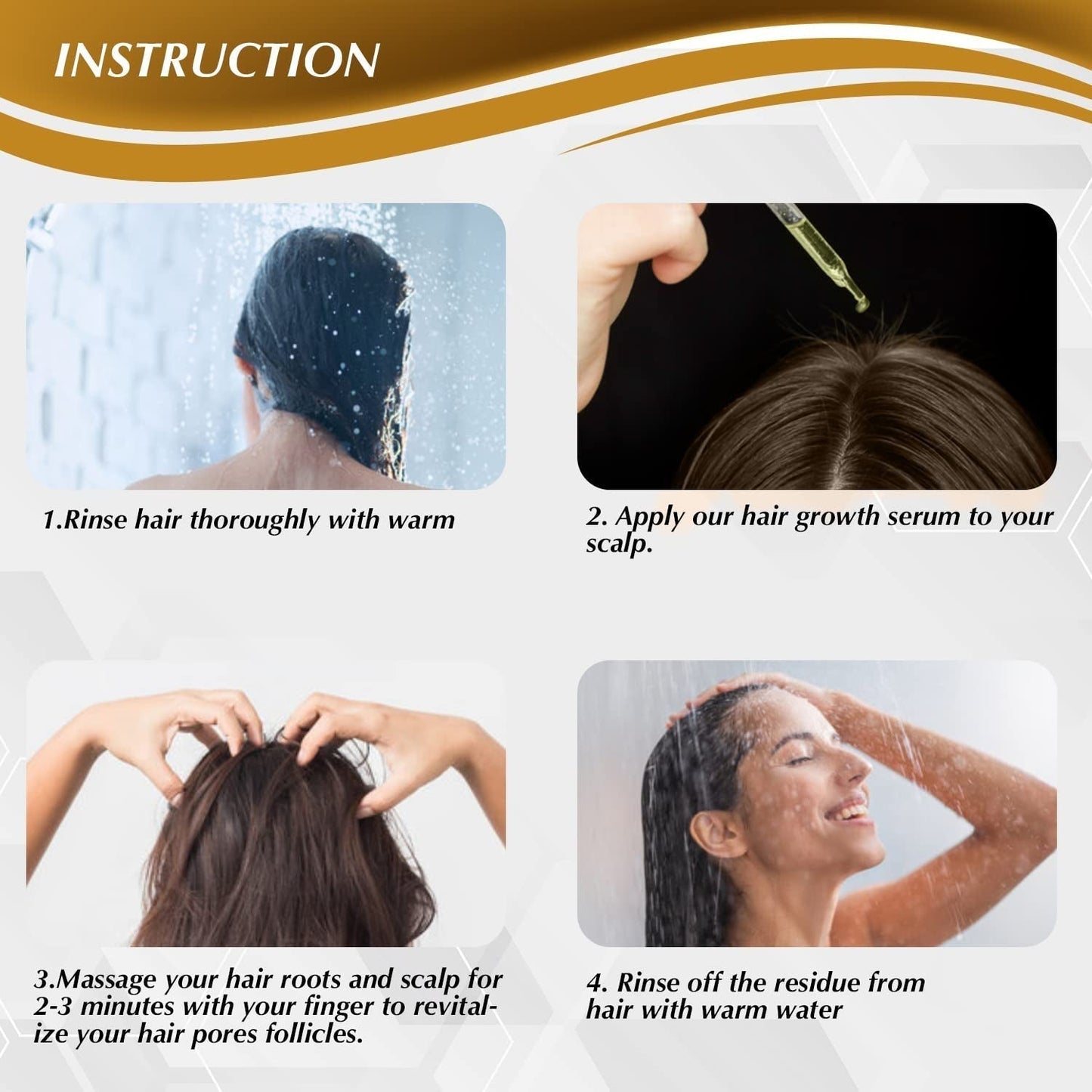 Biotin Serum: Hair Growth Oil for Thicker, Stronger Hair - Prevents Loss for Men & Women, 1.18 Oz (35 Ml)