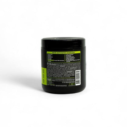 Black Styling Hair Gel - Medium to Strong Hold with Medium Shine for a Wet Slicked Back Look with All Day Hold - Activated Black Charcoal Covers Grey Hair Instantly 17.6Oz