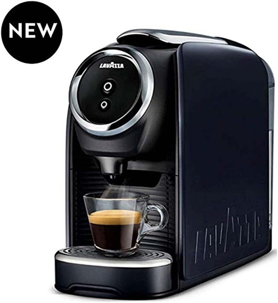 BLUE Classy Mini Single Serve Espresso Coffee Machine LB 300, 5.3" X 13" X 10.2" 2 Coffee Selections: Simple Touch Controls, 1 Programmable Free Dose and 1 Pre - Set - WORLD TIME VISITS