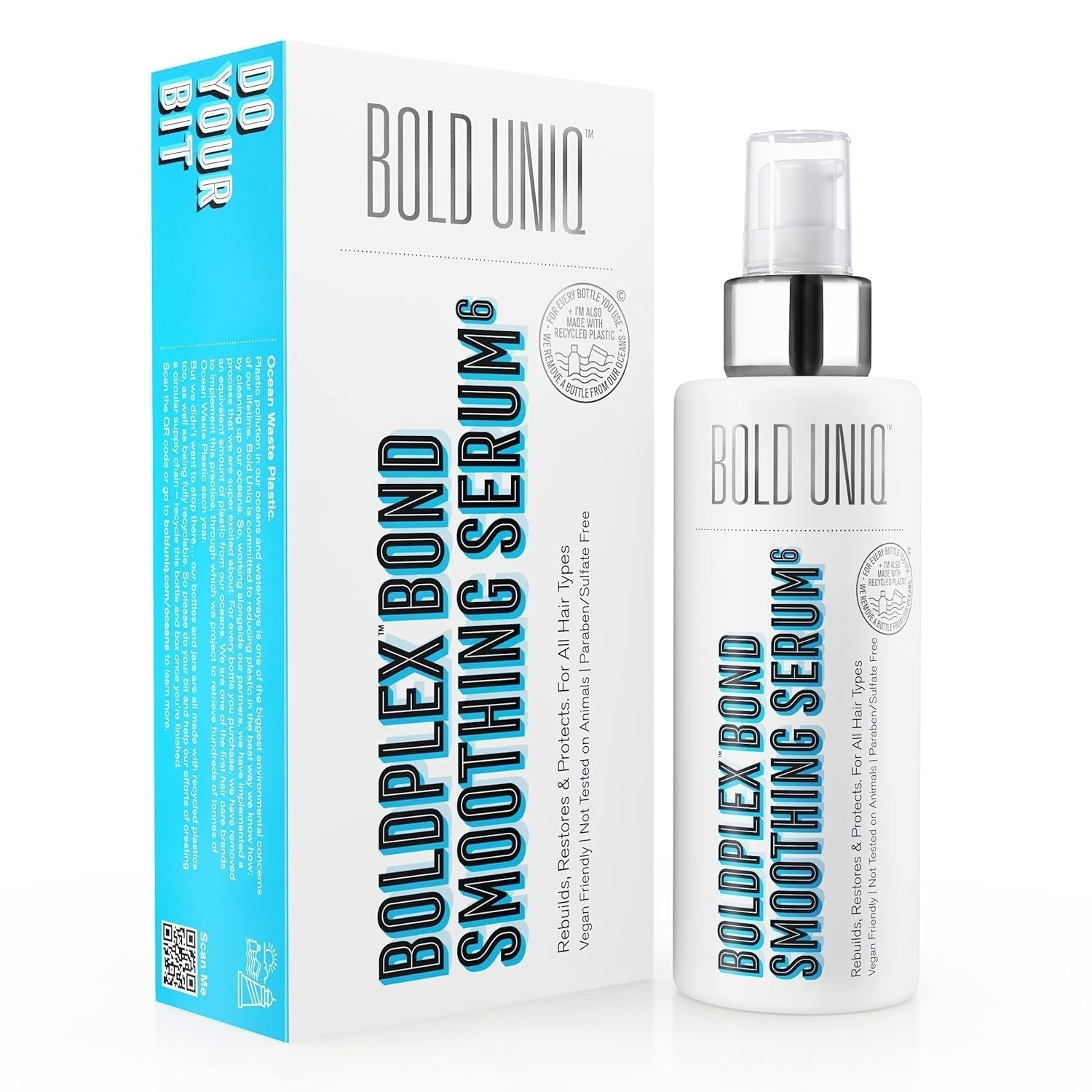 Boldplex 6 Hair Serum - Hydrating Leave in Protein Treatment for Frizzy, Dry, Damaged, Broken, Curly, Straight or Bleached Hair Types - Paraben & Sulfate Free. Cruelty Free, 100% Vegan. 5.9 Fl.Oz - WORLD TIME VISITS