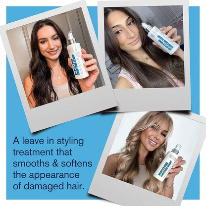 Boldplex 6 Hair Serum - Hydrating Leave in Protein Treatment for Frizzy, Dry, Damaged, Broken, Curly, Straight or Bleached Hair Types - Paraben & Sulfate Free. Cruelty Free, 100% Vegan. 5.9 Fl.Oz - WORLD TIME VISITS