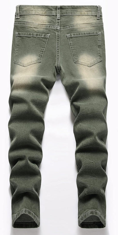 Boy'S Skinny Fit Ripped Destroyed Distressed Stretch Slim Jeans Pants - WORLD TIME VISITS