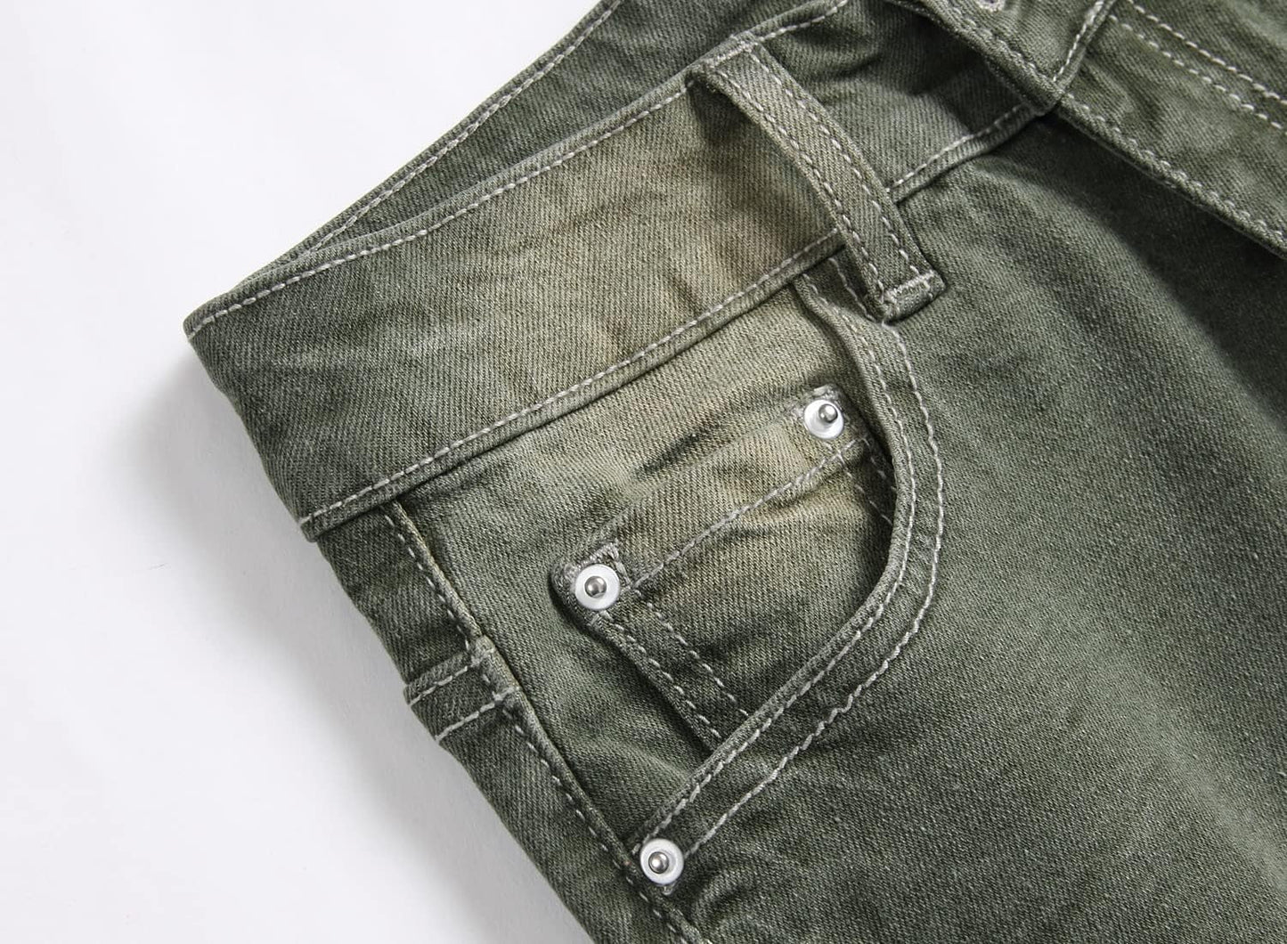Boy'S Skinny Fit Ripped Destroyed Distressed Stretch Slim Jeans Pants