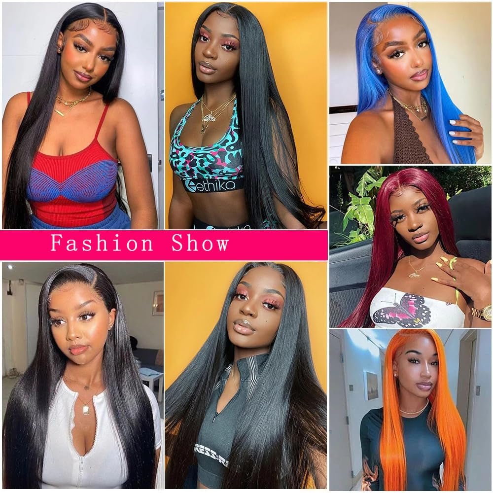 Brazilian Hair Straight Bundles 10A Grade 10 12 14 Inches 100% Unprocessed Virgin Straight Human Hair 3 Bundles Weave Extensions Natural Color