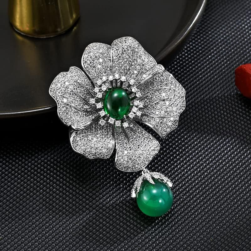 Brooches and Pins for Women Fashion Flower Brooches for Women Elegant Broches Costume Jewelry Brooch Lady Pins Christmas Holiday - WORLD TIME VISITS