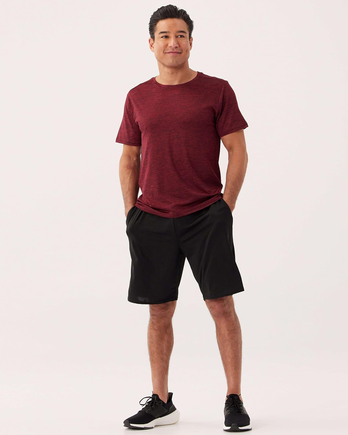 5 Pack: Men’S Short Sleeve Dry Fit Active Crew Neck T Shirt - Athletic Running Gym Workout Tee Tops