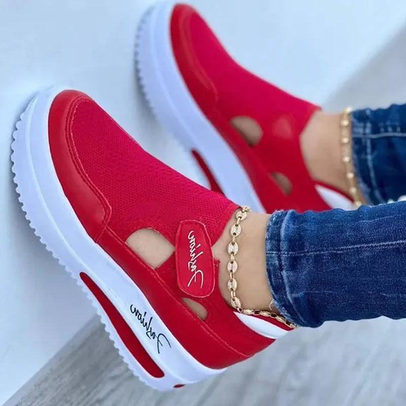 Women Shoes Sneakers Woman Tennis Shoes Canvas Shoe Female Casual Shoes Ladies Sport Shoes Platform Sneaker Hollow Out Shoes
