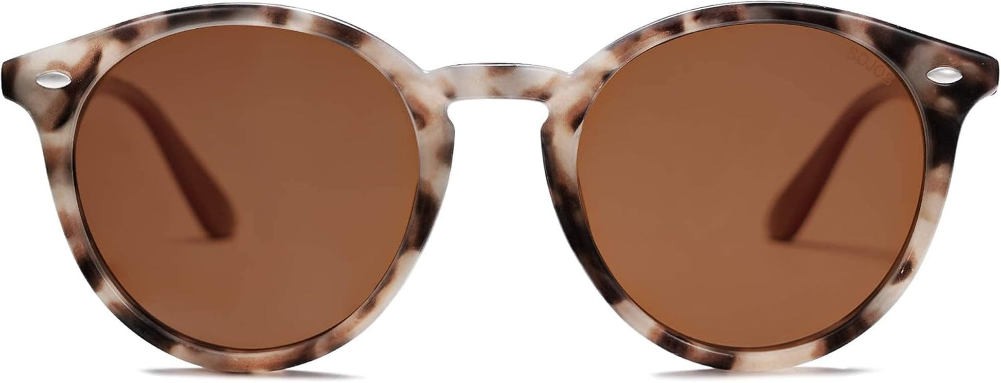 Retro round Polarized Sunglasses for Women Men Classic Vintage Sunnies SJ2069 - WORLD TIME VISITS