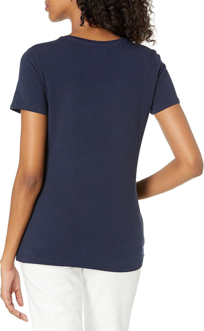 Women'S Tech Stretch Short-Sleeve Crewneck T-Shirt (Available in plus Size), Multipacks - WORLD TIME VISITS