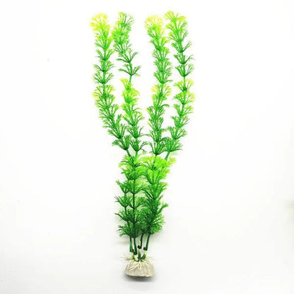 5X Artificial Fake Plastic Water Grass Plants for Fish Tank Aquarium Decoration