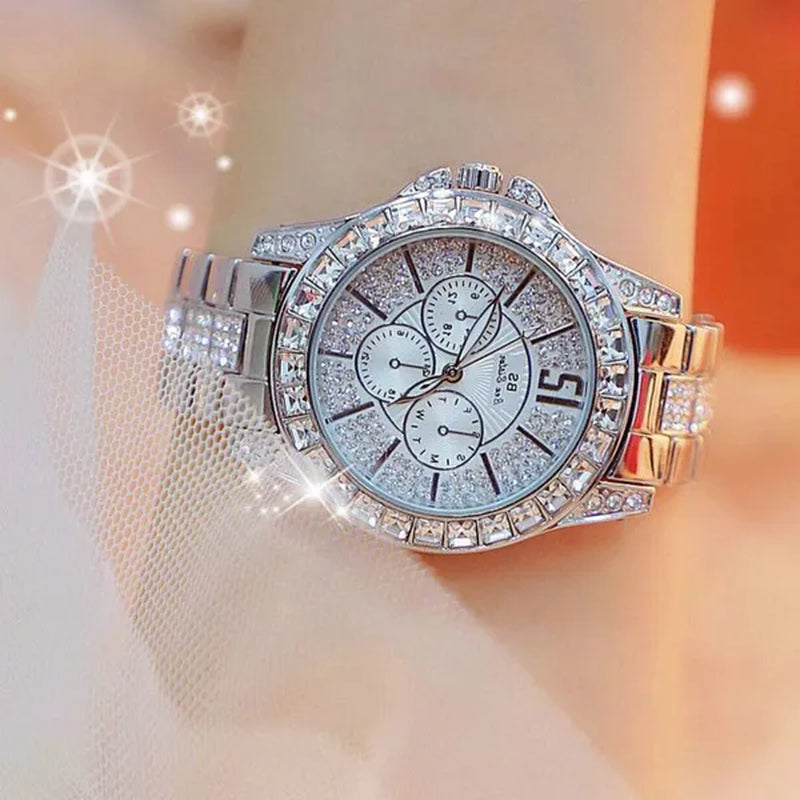 BS bee sister Luxury Creative Women Watches Gold Rhinestone Shining Design Bracelet Watches Ladies Women Wrist Watch Montre Femme - WORLD TIME VISITS