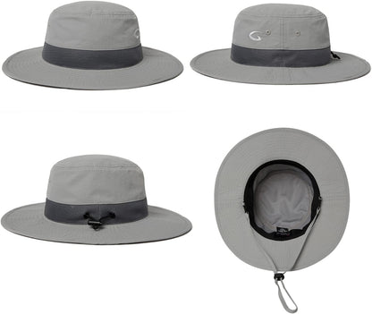 Oversized XL XXL Men'S UV 50 Waterproof Packable Mesh Sun Hat Bucket Bonnie Beach Hiking Fishing