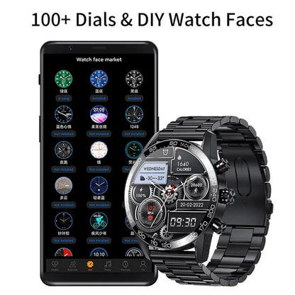 LIGE Newest Bluetooth Call Smart Watches for Men Sports Fitness Tracker Waterproof Smartwatch Large HD Screen Health Bracelet Montre Connecter