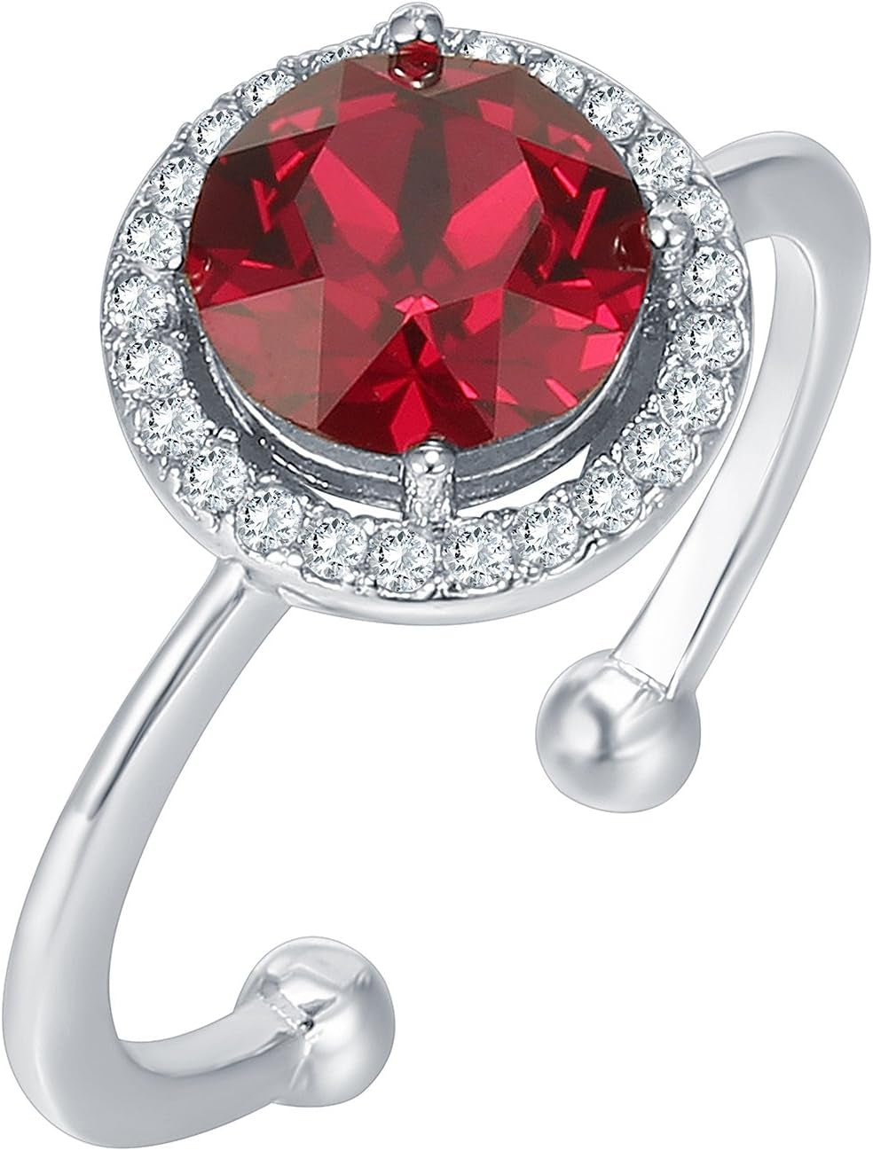 14K Gold Plated Crystal Birthstone Rings | Rings for Women