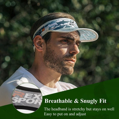 Sport Sun Visor Hats for Men Women Headsweats Sunvisor Cap for Men Women Sun Visors for Running, Golf, Tennis, Softball