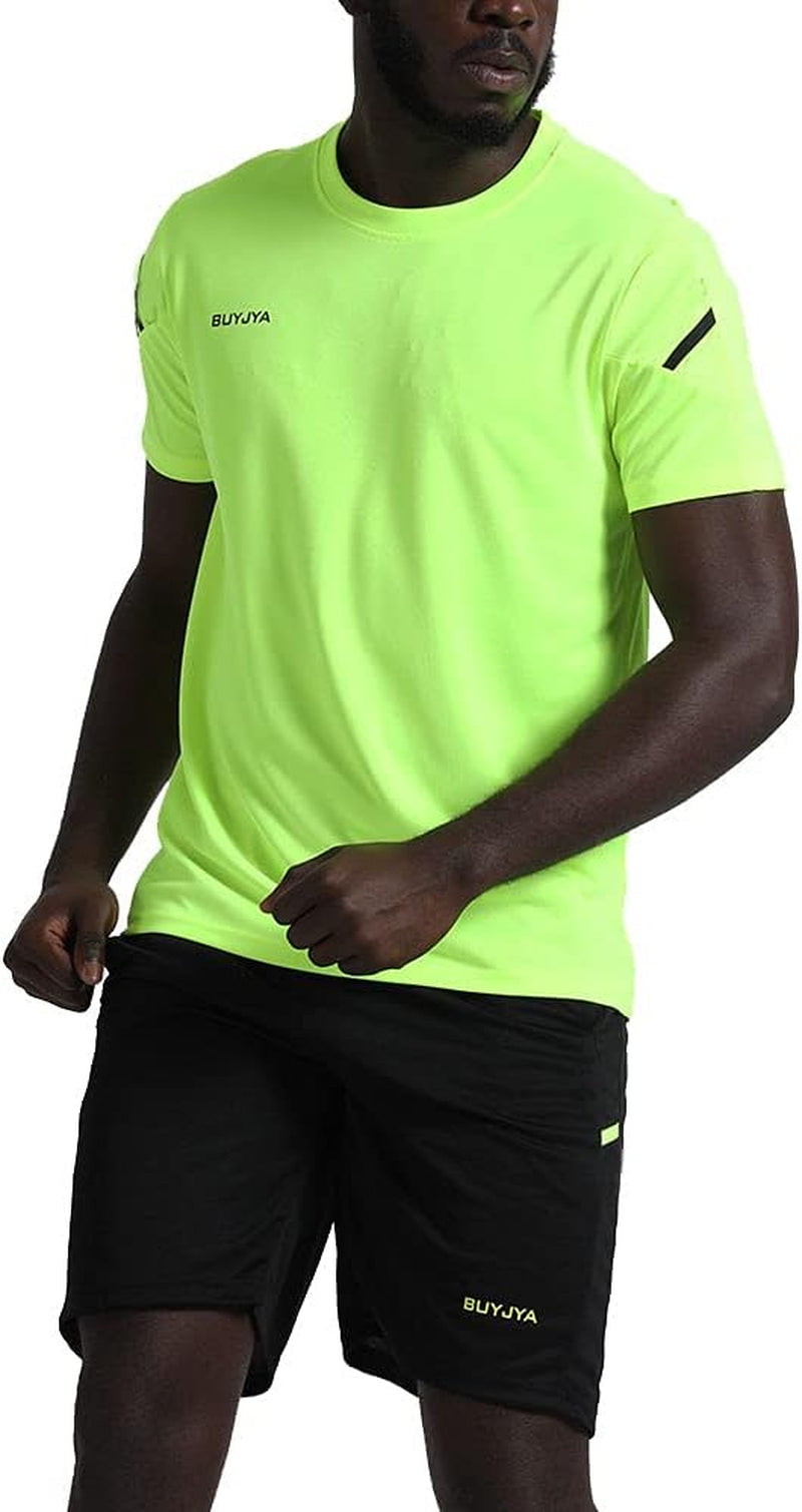 Men'S Workout Clothes Athletic Shorts Shirt Set 3 Pack Basketball Football Training Running Gym Christmas Gifts