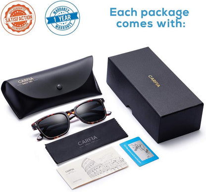 Polarized Men'S Sunglasses UV400 Protection for Driving Fishing Hiking Golf Outdoor Sport Glasses