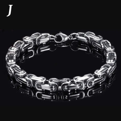 New Men'S Women'S Fashion Diamond Bracelet Gold/925 Silver Plated Bracelet Luxury Bracelet Byzantine Chain Cuban Chain Birthday Holiday Gift (8 Inch)